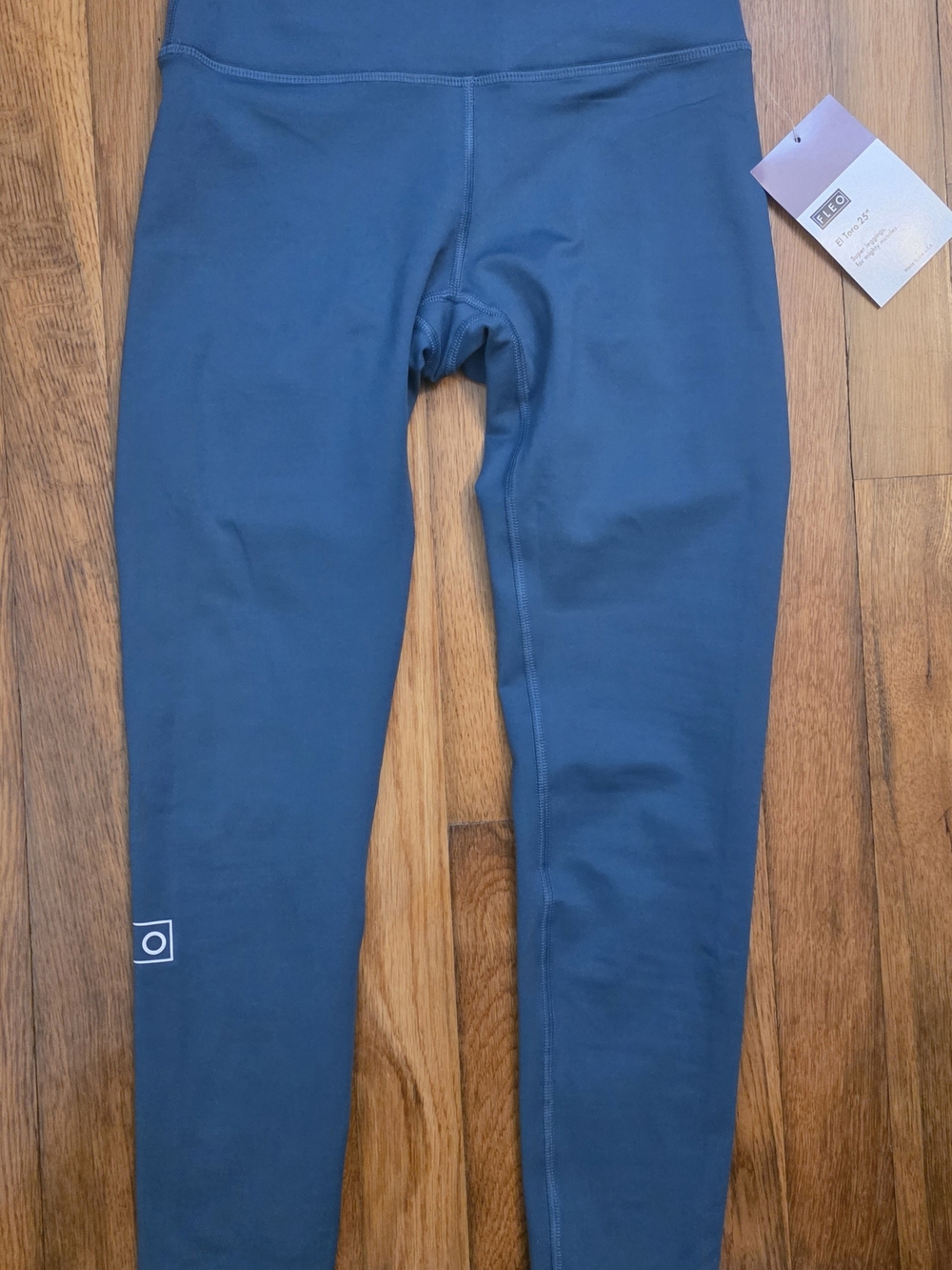 Fleo Teal Blue High-Waist Leggings